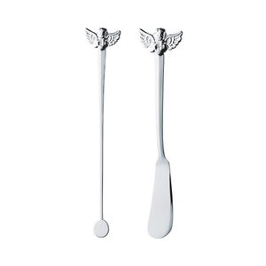 Popular and beautiful stainless "Angel cutlery" with cute design made in Japan