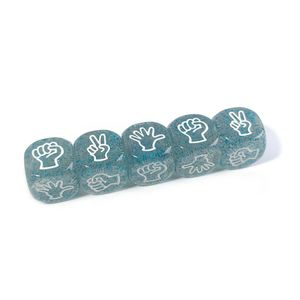 Factory Rounded Corners Custom 6 sided transparent polyhedral plastic acrylic colorful Dice For Role Game