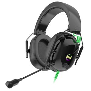 Wired Headset 5.3MM Stereo Speaker Wired Gaming Headset RGB Gamer USB 7.1 Headphones Plastic OEM Cheap Headphone Color Gift Box