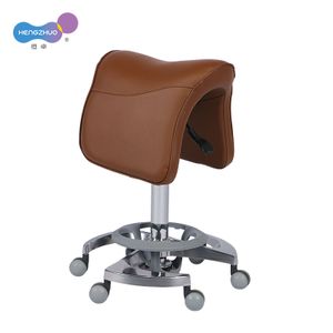 Hengzhuo Supply New Style Custom Salon Stool Adjustable Hydraulic Hairdressing Chair Ergonomic Saddle Chair for Baber Shop