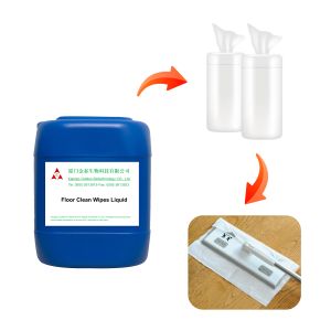 Low MOQ Manufacturer Chemical Liquid for Lemon Floor Wipes  Household Cleaning Wet Wipes  wet wipes machine automatic