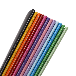 Rainbow Leather Cover Notebook Cheap Lined Paper Journal for Students Customizable Exercise Book Business Office Style
