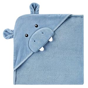 100% cotton terry cloth my newborn baby blanket hooded bath towel penguin hooded towel