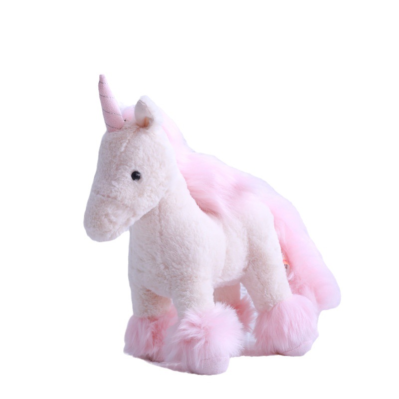 Hangzhou Lisheng Home Technology Co., Ltd Kids Plush Horse Toy Stuffed Animal Children Gift Plush Horse Toy Mini Plush Horse Doll Simulation Animal Doll for girls