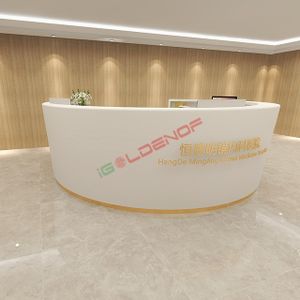 Medical Furniture Modern Metal Hospital Reception Desk For Hospitals Clinics Or Medical Offices