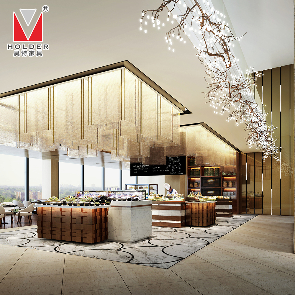 Good price upscale hotel restaurant dining room furniture sets luxury wood  other restaurant furniture