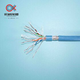 Cat6 SF/UTP Network Cable Shielded Twisted Pair 23AWG SF/UTP Lan Cable PVC Jacket OFC