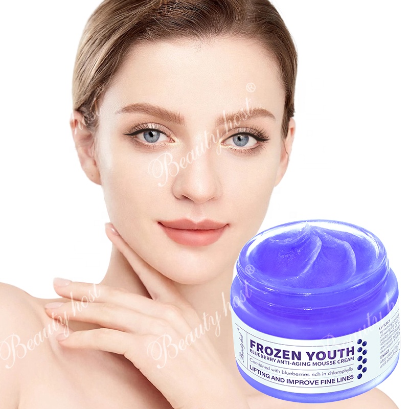 Beauty Host Wholesale Day Face Cream Cooling Sensation Mousse Texture Face Moisturizer - Nourish Skin Quick Absorption 40g