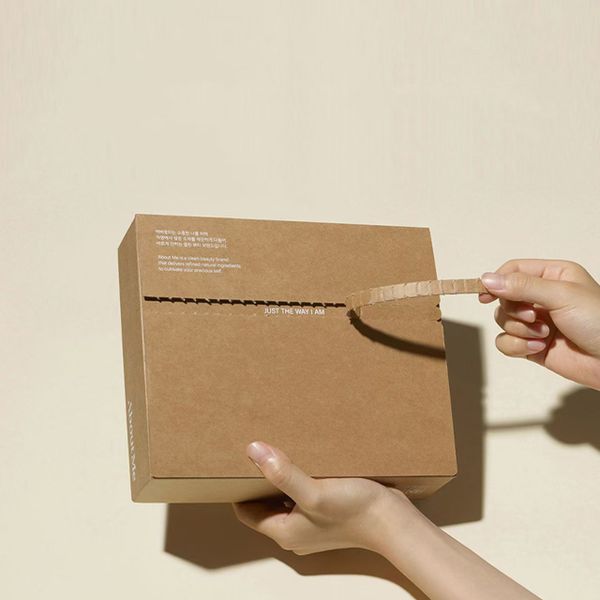 Custom shipping with zipper box paper packaging mailing cardboard box