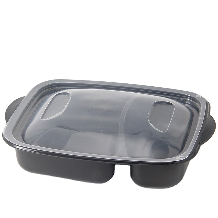 Wholesale Vegetable Salad Storage Container Food Microwavable Trays Serving Transparent Takeaway Plastic Food Containers