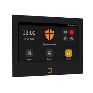 staniot LoRa Version Home Alarm System 7'' HD Touch Screen WiFi+4G Wireless&Wired Burglar Security System 500m Long Distance