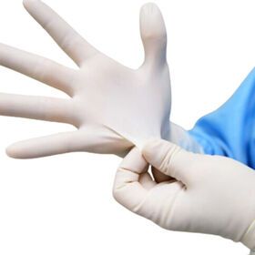 Great Newly Product T-Polyure Coating Natural Latex Examination Surgical Gloves