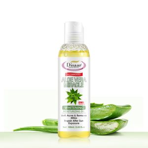 Disaar 100ml Aloe Vera Moisturizing Body Oil Aloe Vera Extract Skin Brightening Products Relaxing Massage Oil For Dry Skin Care