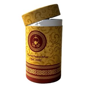 Empty biodegradable craft cardboard custom eco friendly carton round kraft cylinder box  packaging paper tubes