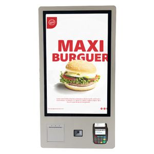 24 Inch Wall Mount Restaurant Touch Screen Order Kiosk Self Service Ordering Kiosk Self Payment Self Checkout pos terminal kiosk