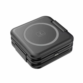 3 in 1 Portable 15W Wireless Charger Charging Holder Stylish Efficient Multiple-device Charger for Mobile Phone Watch Earphone