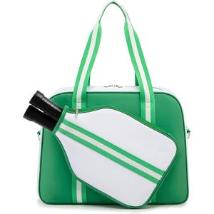 Custom Pickle Ball Paddle Bag With Adjustable Strap Good Quality Large Tote Shoulder Racquet Sports Gym Duffle