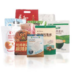 Custom Printing Potato Chips French Fries Pouch Vegetable Shrimp Frozen Food Packing Bag Frozen Chicken Packaging Plastic Bags