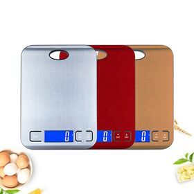 BSCI LFGB Factory Supply Color Customize Hot Selling 5kg Electronic Stainless Steel Digital Kitchen ScalePopular