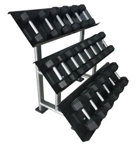 Commercial 3 Tier Dumbbell Storage Rack Gym Equipment Dumbbell Rack