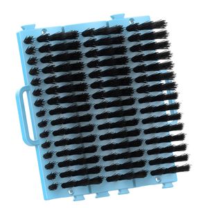 New design Factory direct selling Good quality Horse scratcher Care Plastic Horse Flick horse grooming brushes