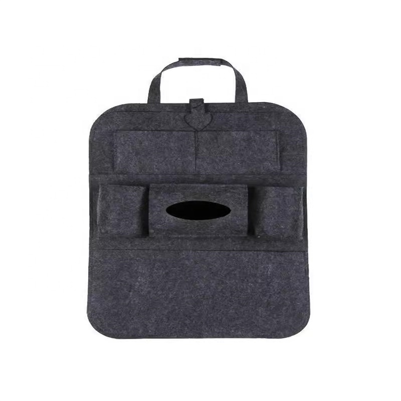 Nangong Hongxiang Fur Products Factory Factory Supply Multifunctional Car Seat Back Pocket Storage Bags Hanging Bags Car Storage Boxes For Decoration