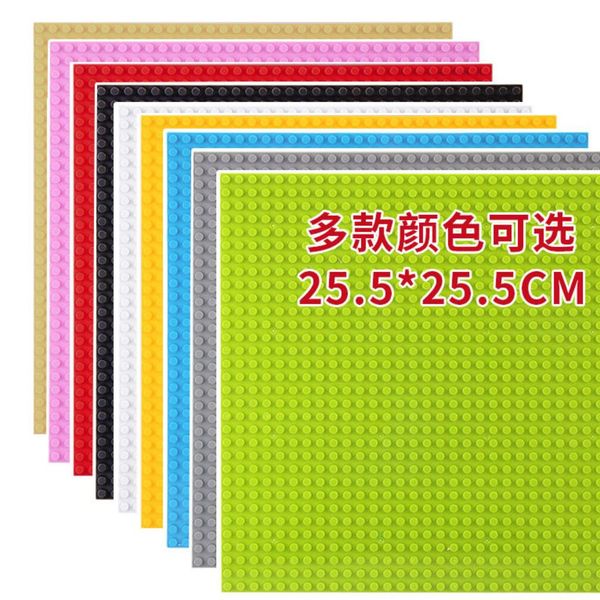 10" x 10" Classic Baseplates Building Plates for Building Bricks Compatible with All Major Brands-Baseplate,  Multicolored
