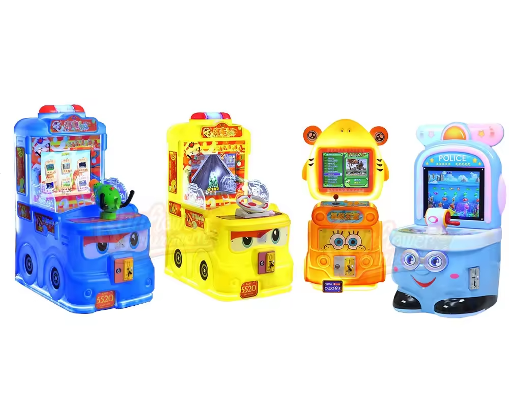 Coin Operated Kids Gun Shooting Game Machine 7-Inch High-Definition LED Display Kids Shooting Arcade Game Machine
