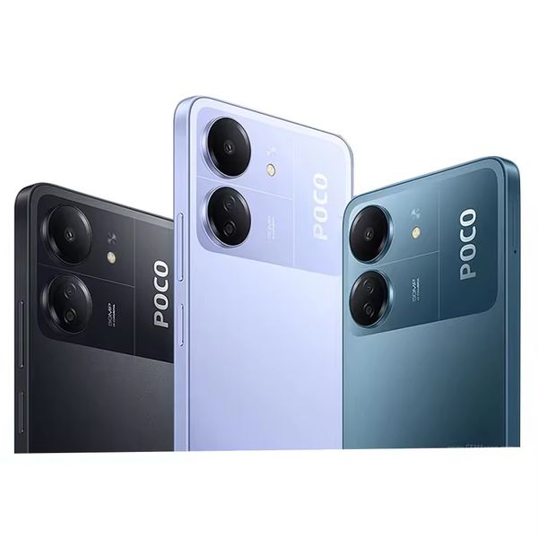 New Intelligent For Xiaomi POCO C65 Phone 6GB+128GB Global Version Original Smart Portable Phone Mobile 5G Phone For Take Photo