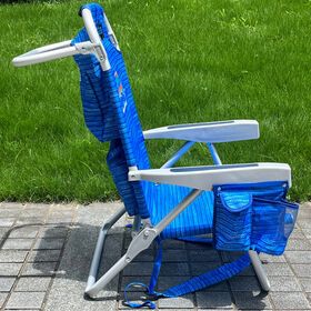 Outdoor home can lie flat folding chair aluminum alloy beach chair picnic chair fishing chair lunch lounge chair