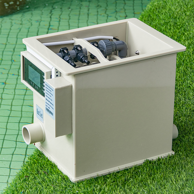 Qlozone factory price aquaculture aquarium fish tank micro drum filter 5m3/h new design 10t drum filter for koi pond