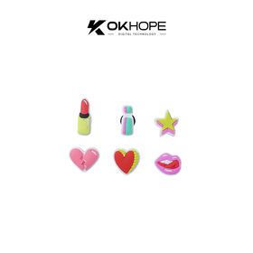 Wholesale Amazon Hot Selling Bad Bunny PVC Rubber Croc Shoe Charms Designer Women Sandal Charms Shoe Decoration For Kids Gift