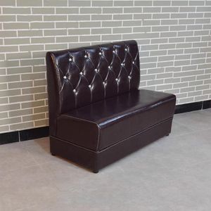 Commercial Restaurant retro style Foshan factory make KTV Bar Club leather booth seating restaurant booth set Industrial bench