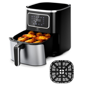 Supplier high quality air fryers for home office,6-in-1 Digital Display Compact Cooker, Space-saving, Nonstick & Dishwasher Safe