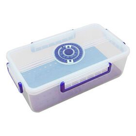 Recordable time lid and drain tray kitchen stackable container keep fresh PP material fridge organizer food storage boxes