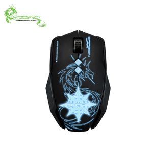 in stock Dragon War DW7 XL size LED light macro function gaming sensor IC Advanced computer wired gaming mouse with mouse mat