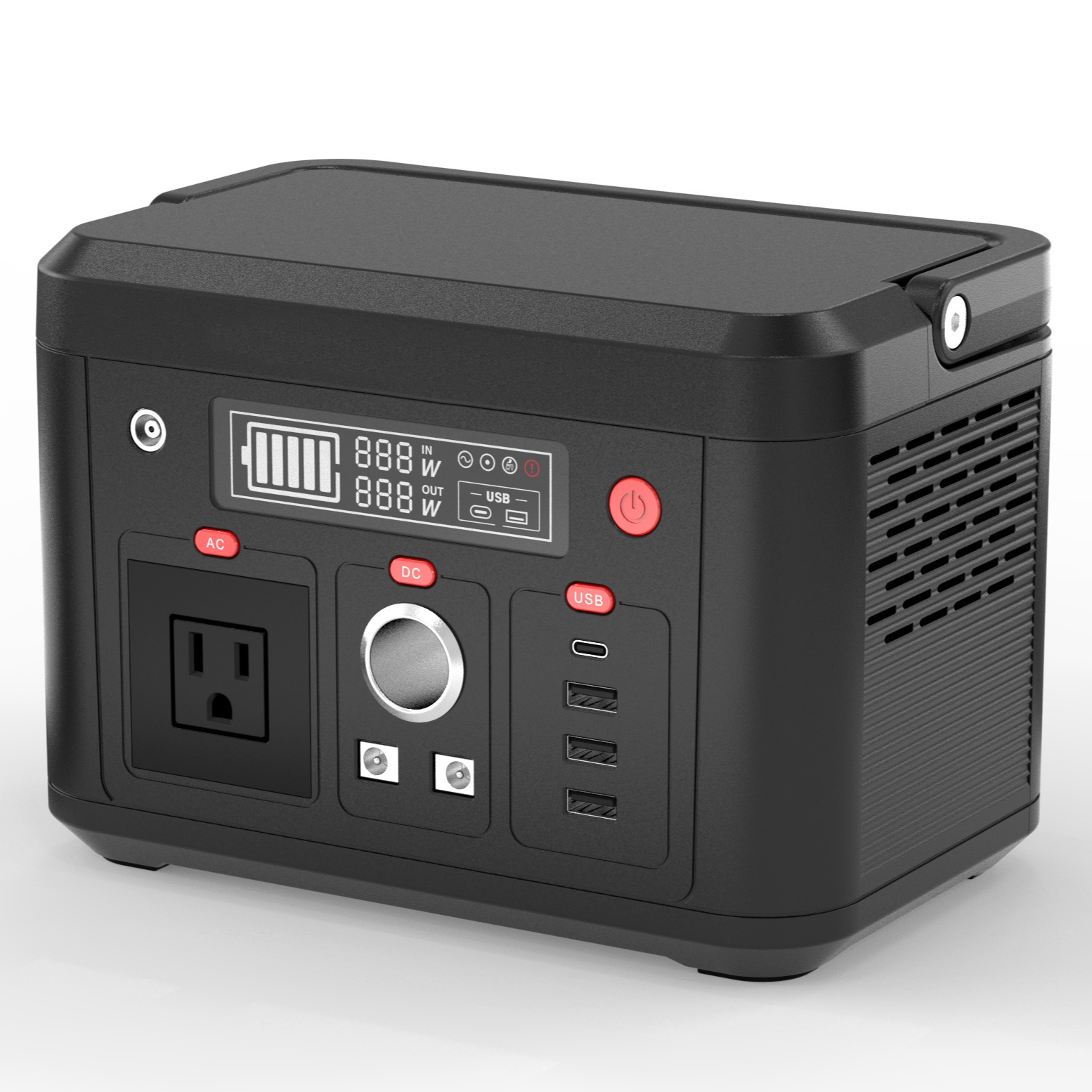 Charging Solar Generator Camping 300W 230.4Wh Portable Power Generation Equipment Station