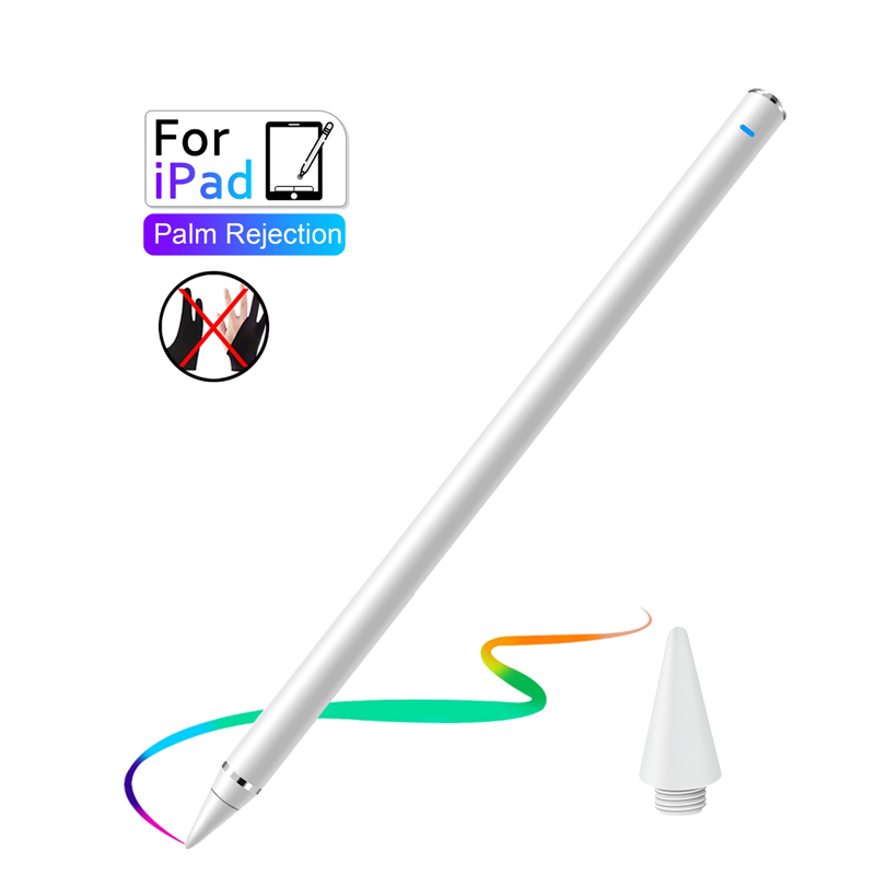 2018-2024 Active Pen Palm Rejection Tilt Pressure Sensing Replaceable Pen Tip Magnetic Tablet Stylus Pen For ipad