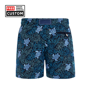 High Quality Quick Dry Surf Swimwear Sport Shorts Swim Trunks With Embroidery For Men