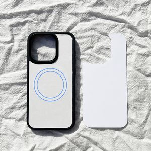 Blank 2d Sublimation Custom Cell Phone Tpu Cases Magnetic Wireless Charging with Magnet for Iphone 15 14 13 Pro Max Ins Style