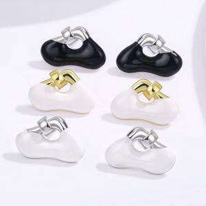 Fashionable Enamel Earrings Exquisite Cloud Customized Women's Jewelry Stud Earrings
