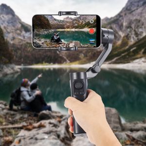 Wholesale F5 Plus 3 Axis Gimbal Stabilizer Phone Selfie Stick Tripod Smart Shooting Foldable Handheld Gimbal Mobile Phone Holder