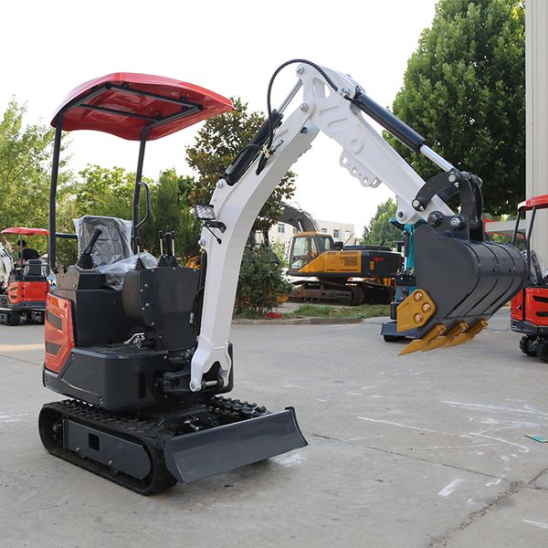 Free Shipping Mini Epa Engine Small Garden Wheel Digger Backhoe Earth Augers Crawler Excavator For Sale