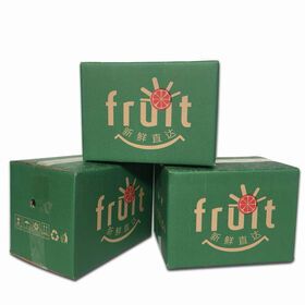 Recycle Wholesale Custom Corrugated Folding Mango Apple Orange Banana Tomato Fruit Vegetable Packaging Shipping Carton Box