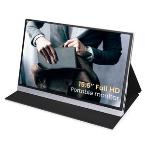Factory Wholesale portable monitor 15.6 inch 1080P portable monitor touch screen Type c HD laptop portable monitor
