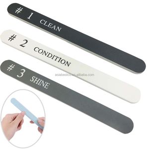Wholesale Manicure Tools 3Pcs Polishing Nail File Disposable 3 In 1 Shine Nail File Set For Salon