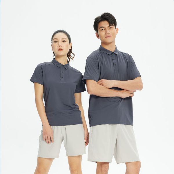 OEM logo Quick Dry Fitness Shirts Workout Slim Fit Clothing Sport Tops Mens Running Active Gym Sports Polo T-Shirts