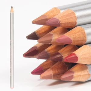 Private Label wholesale organic makeup smooth  long lasting waterproof vegan wooden lip liner matte