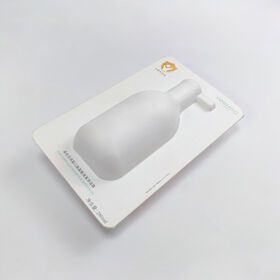 KBD White wet pressing customized biodegradable handmade eco-friendly paper pulp molded makeups box（Color can be customized）