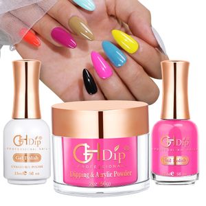 GHDIP Make Up Powder with Gel Nail Polish and Nail Lacquer 2000 Colors for Choice